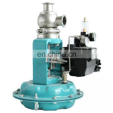 Pneumatic Membrane Control Valve With Electric Actuator With Positioner photo-4