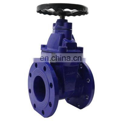 Bundor Resilient Seat Gate Valve Flanged Ends Dn100 Pn16 Handwheel Non Ring Stem Soft Seal Gate Valve photo-3