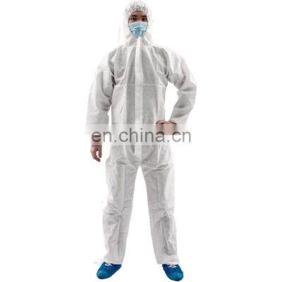 Disposable polypropylene plastic coveralls non woven coverall