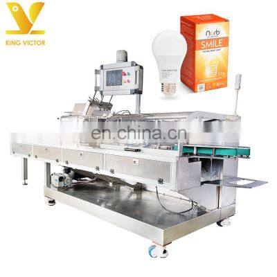 KV Automatic Bulb/LED light/towel Carton Box Packing packaging  machine