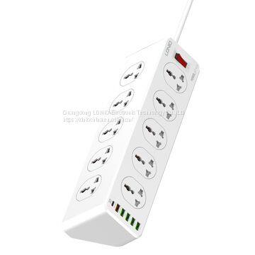 LDNIO Universal 10 port + 1PD + 1QC + 4 USB POWER SOCKET EU/US/UK New