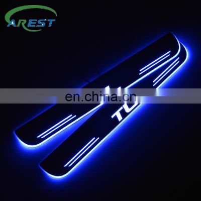 LED Door Sill Streamed Light For ACURA TL(UA8/9)) 2009-2020 Scuff Plate Acrylic Door Sills Car Sticker Accessories