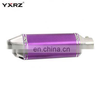 Colorful 304 Stainless Steel 51mm Universal Motorcycle Exhaust Muffler Pipe for 250CC Motorcycle photo-2