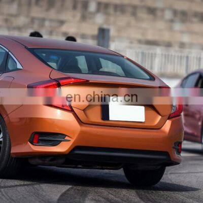 Rear Bumper Reflector Bumper Garnish Light Lamp For Honda Civic 2016-2018 CVT