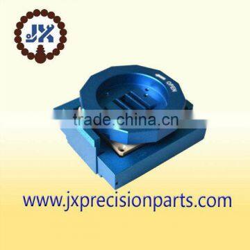 Augusta Blue anode high quality aluminium alloy CNC machine processing precision custom parts