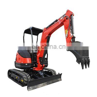 Professional Retractable Undercarriage Brand Mini Excavator 3 Tons For Sale