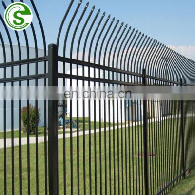 5ft tall commercial fencing industrial iron fencing