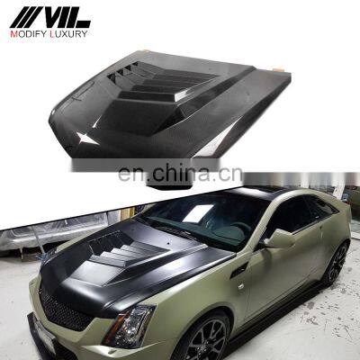 Carbon Fiber CTS V Engine Hood for Cadillac CTS-V 2012up