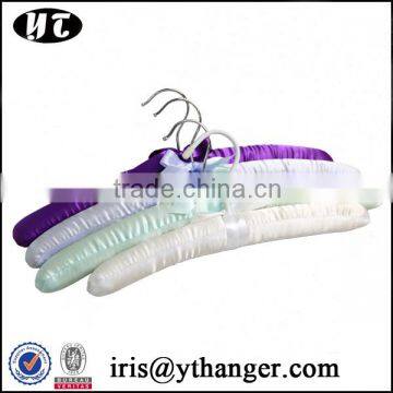 HA1559 high quality satin hanger white satin hanger