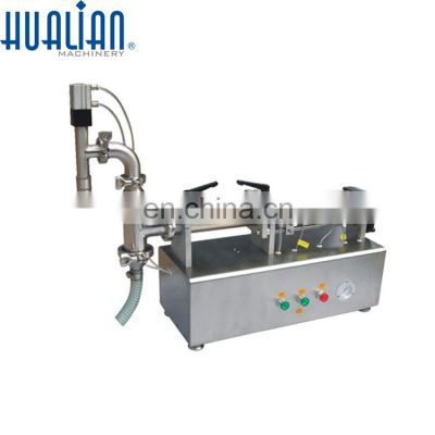 LPF-50T Hualian Multi-Function Tube Beer Mineral Water Gas Pneumatic Liquid Automatic Juice Filling Machine