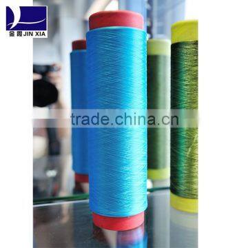 High quality Draw Textured Yarn100% polyester dope dyed Semi-dull HIM