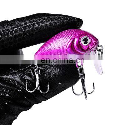 45MM/7.2G Plastic Little Fatty Rock Fishing Bait Miruolu Ya Bait Fishing Tackle Shop 6#hook crank lure