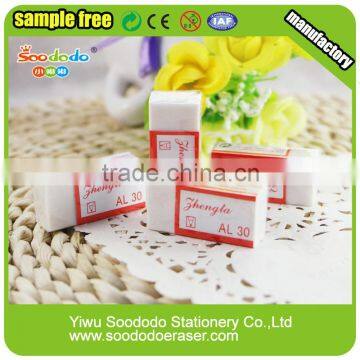 White Soft Hexagon Eraser School Product photo-2