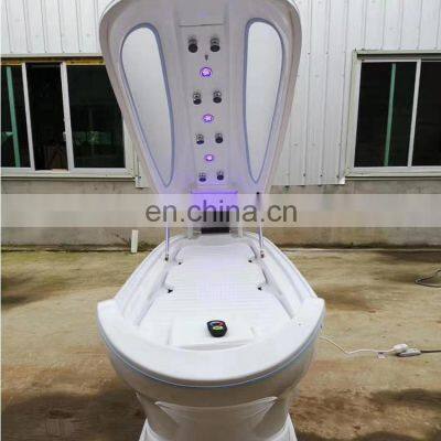 6 Colors Led Light Led Therapy With Shower Water Massage Bed Wet Stem Spa Capsule photo-3
