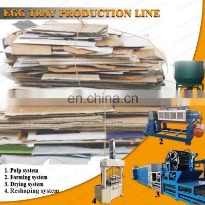 Egg Tray Holder Machine Paper Pulp Egg Cartons Making Machinery