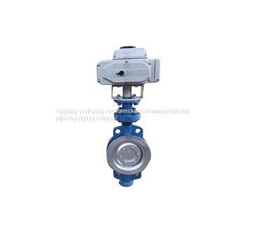 Electric Carbon Steel Wafer Butterfly Valve Electric Actuator Butterfly Valve photo-2