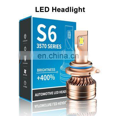 Factory S6 120w 3800LM Projector Lens H1 H4 H11 h7 9005 9006 9012 Auto Car Led Light Motorcycle Bulb h4 Led Headlights photo-3