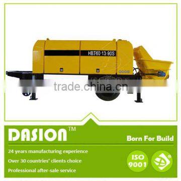 HBT60S-13-90 concrete delivery pump equipment with motor engine