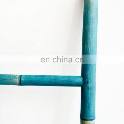 New Trends 2022 Bamboo Ladder Rack Decorative Bamboo Towel Ladder Wholesale Vietnam Supplier photo-3