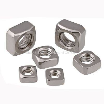 All Sizes Square Thin Nuts , SS / CS Square Lock Nut DIN ISO Standard