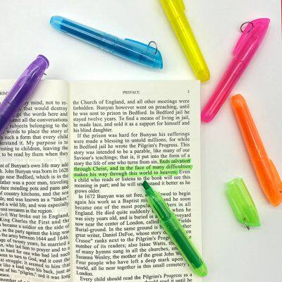 Free Sample Factory Custom Cheap Cute Fluorescent High Reflective Colored Mini Highlighter Marker Pen Set for Promotional photo-5