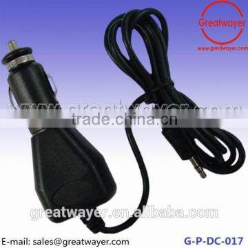 car charger cable to dc 3.5 mm jack