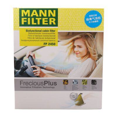 Original Genuine MANN Cabin Filter Car Engine Filter FP2450 8K0 819 439 C For Audi PORSCHE