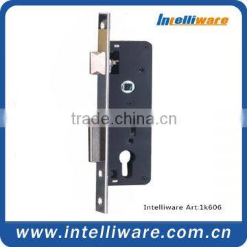 China suppliert black powder coating mortise lock with zinc alloy tongue