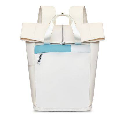 Rolltop 20L Backpack for Men Women Water-Resistant Carry on Travel Backpack Casual Daypack photo-2