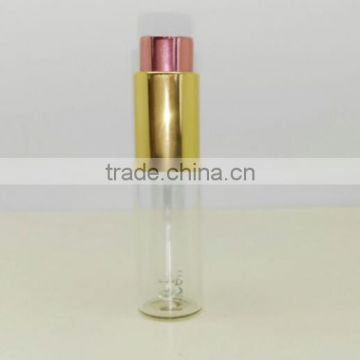 wholesale 5ml tube glass vial with press button dropper