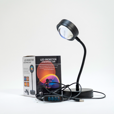 USB Sunset Table Lamps Projector Mood Light Living Room Bedroom Night Lights Room Decor Bar Atmosphere Photography Background