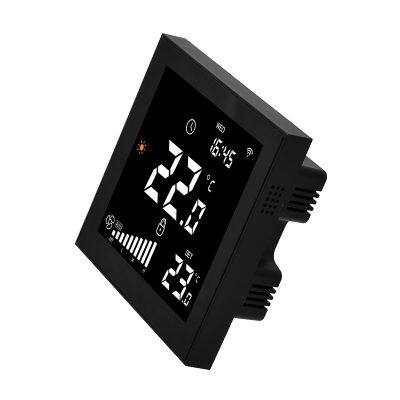 2 Pipe 4 Pipe Fan Coil Unit Heating Cooling and Ventilation 24V AC Smart Indoor Thermostat photo-5