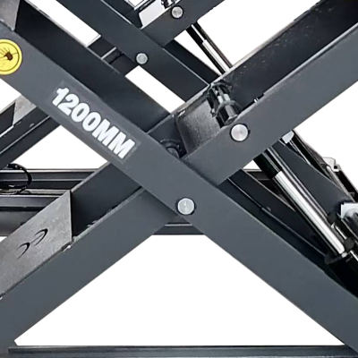 China Factory Portable 3000kg Mid-Rise Scissor Car Lift Machine 1.2m photo-4