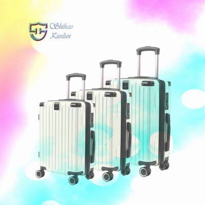 Hot Sale Large Capacity Lightweight Suitcase Luggage 3 Set PC Vintage Travel Luggage Set photo-4