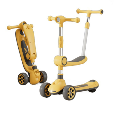 A Foldable Children's Toy Scooter New Children's Scooter With Enlarged Wide Wheels（Wechat:13510231336） photo-3