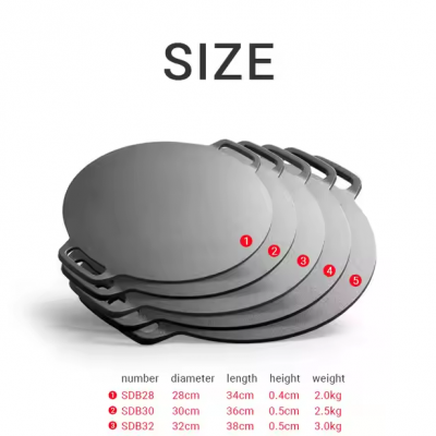 11-Inch Cast Iron Roti Tawa, Double Handled Cast Iron Crepe Pan for Dosa, Tortillas photo-2