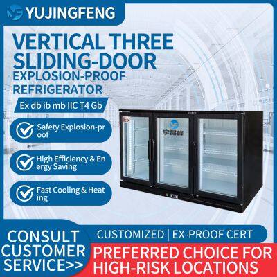 Гуандун Юцзиньфэнг Glass Model Многодверный взрывобезопасный холодильник - под заказ