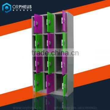 New Arrival Supermarket Metal lockers Digital Keypad Lock Lockers 12 Doors Intelligent Locker