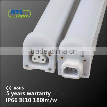 Aluminum Body pc Cover Triproof Dali Dimming Led Linear Light for Underground Car Parking photo-5