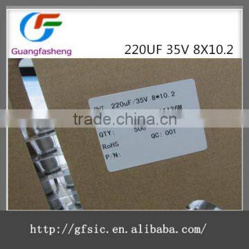 (hot Sale)220UF 35V 8X10.2 photo-2