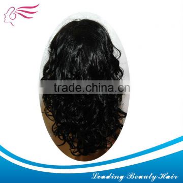 Slky soft curly Brazilian Remy Hair Full Lace Wig