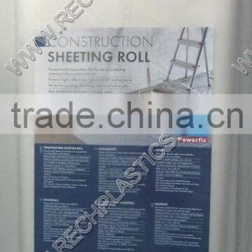 Polythylene Transparent Drop Sheet Cover