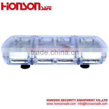 LED PC Dome and Alumimun Base Magnetic Installation High Power LED Warning Vehicle Mini Lightbar HSM424 photo-2