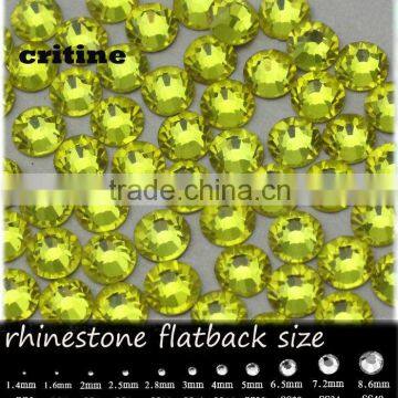 wholesale New clear crystal critine non-hotfix rhinestone beauty accessories flatback rhinestone