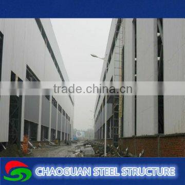 Durable ready made light steel structure warehouse