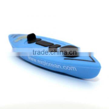 PVC 2gb / 4gb USB Flash Stick Blue Kayak Boat Jet USB Flash Deive With Free Sample