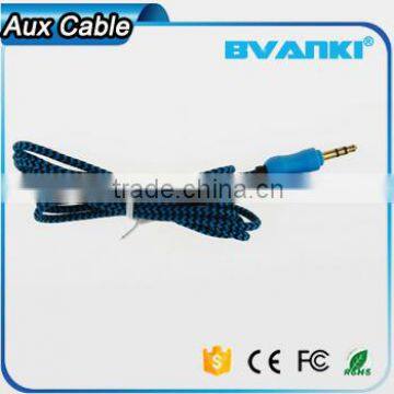 2016 New Premium 100% Test High Quality Car Audio Composite Audio Cable, 3.5mm Stereo Male to Male Audio Aux Cable Free Samples Supplier's Choice photo-2