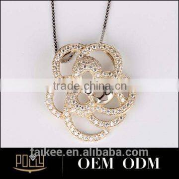 Not to be Missed Goods Stone Silver Pendant Silver Flower Pendant