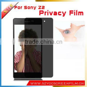 Best Material For Sony Xperia Z2 Privacy Screen Protector with fast Delivery