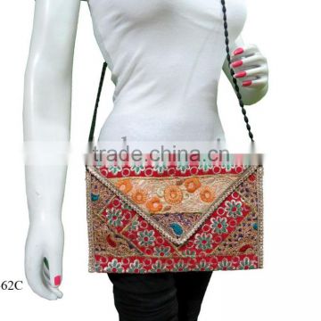 Embroidered clutches and purses traditional handbags